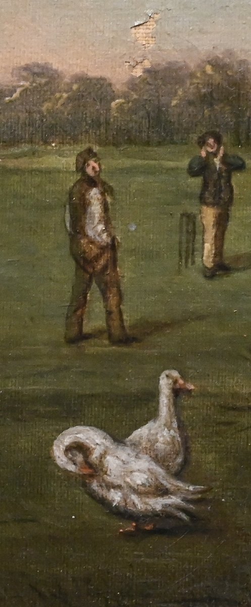 William Willoughby - Partita di cricket con le Oche - U.S.A. XIX Secolo-photo-3